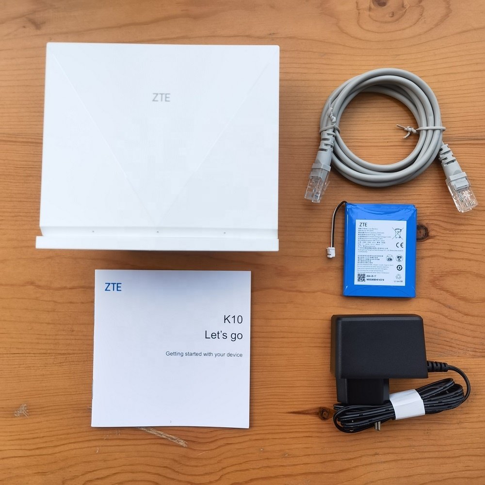 ZTE K10 4G LTE mobile WiFi Router with 2000mah battery 300mbps Cat4 wireless router sim card slot support 32 users